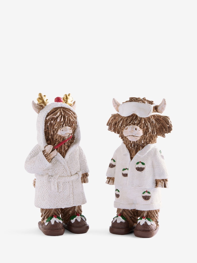 Natural Hamish Christmas Pudding Set of 2 Ornament - Image 1 of 1