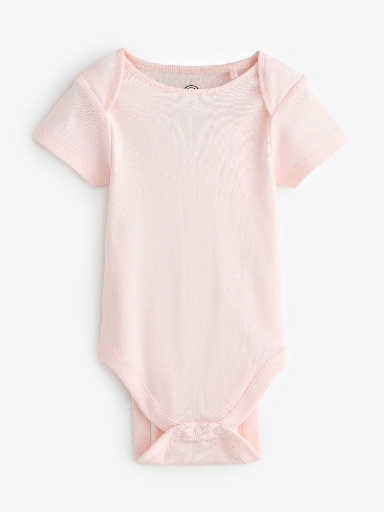 Pink Baby Bodysuit 4 Pack - Image 2 of 2