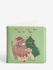Multi Christmas Hamish Cow and Charlie Cockapoo Colour Changing Bath Book - Image 1 of 4