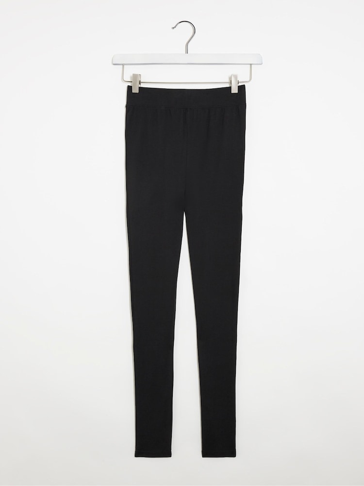JD Williams Black Cotton High Waisted Leggings 2 Pack - Image 5 of 5 JD Williams Black Cotton High Waisted Leggings 2 Pack - Image 5 of 5
