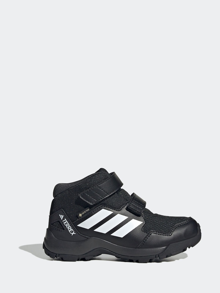 adidas Black Terrex Skychaser Mid GORE-TEX Waterproof Hook and Loop Hiking Kids Trainers - Image 1 of 9
