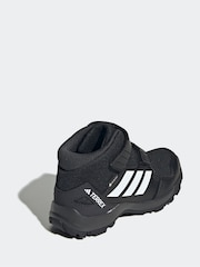 adidas Black Terrex Skychaser Mid GORE-TEX Waterproof Hook and Loop Hiking Kids Trainers - Image 4 of 9