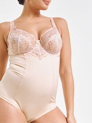 Simply Be Pink Magisculpt Firm Tummy Control Lace Bodysuit - Image 2 of 4