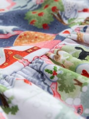 Blue Character Print Long Sleeve Collar Dress (3mths-8yrs) - Image 9 of 10