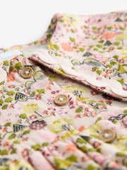 Ochre Yellow Print Long Sleeve Collar Dress (3mths-8yrs) - Image 8 of 9