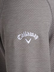 Callaway Apparel Grey Hex Quarter Zip Fleece - Image 10 of 10