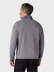 Callaway Apparel Grey Hex Quarter Zip Fleece - Image 2 of 10