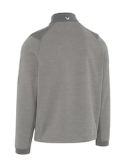 Callaway Apparel Grey Hex Quarter Zip Fleece - Image 9 of 10
