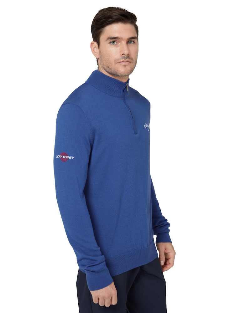Callaway Apparel 1/4 Blended Merino Sweater - Image 1 of 5