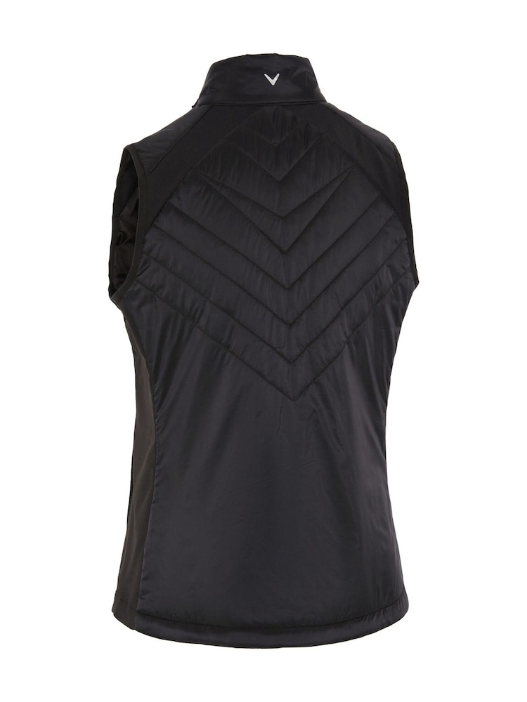 Callaway Apparel Chev Primaloft Black Vest - Image 6 of 6