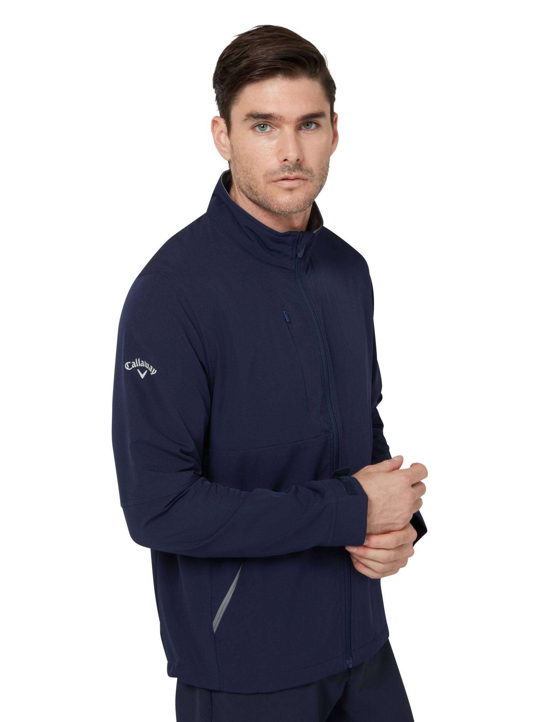 Buy Callaway Golf Blue Apparel Premium Full Zip Wind Jacket from