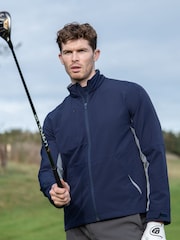 Callaway Apparel Blue Premium Full Zip Wind Jacket - Image 4 of 7