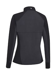 Callaway Apparel Grey Lightweight Knit Heathered ¼ Zip Top - Image 4 of 4