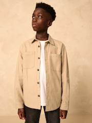 Stone - Brushed Overshirt (3-16yrs) - Bild 1 von 9