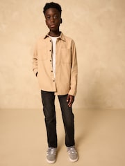 Stone Brushed Overshirt (3-16yrs) - Image 1 of 9