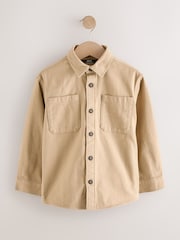Stone Brushed Overshirt (3-16yrs) - Image 4 of 9
