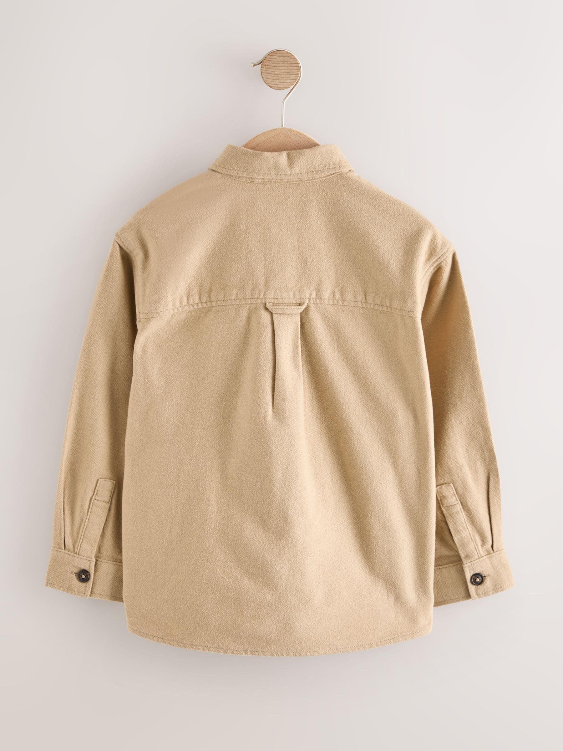 Buy Stone Brushed Overshirt (3-16yrs) from Next USA