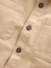 Stone Brushed Overshirt (3-16yrs) - Image 7 of 9