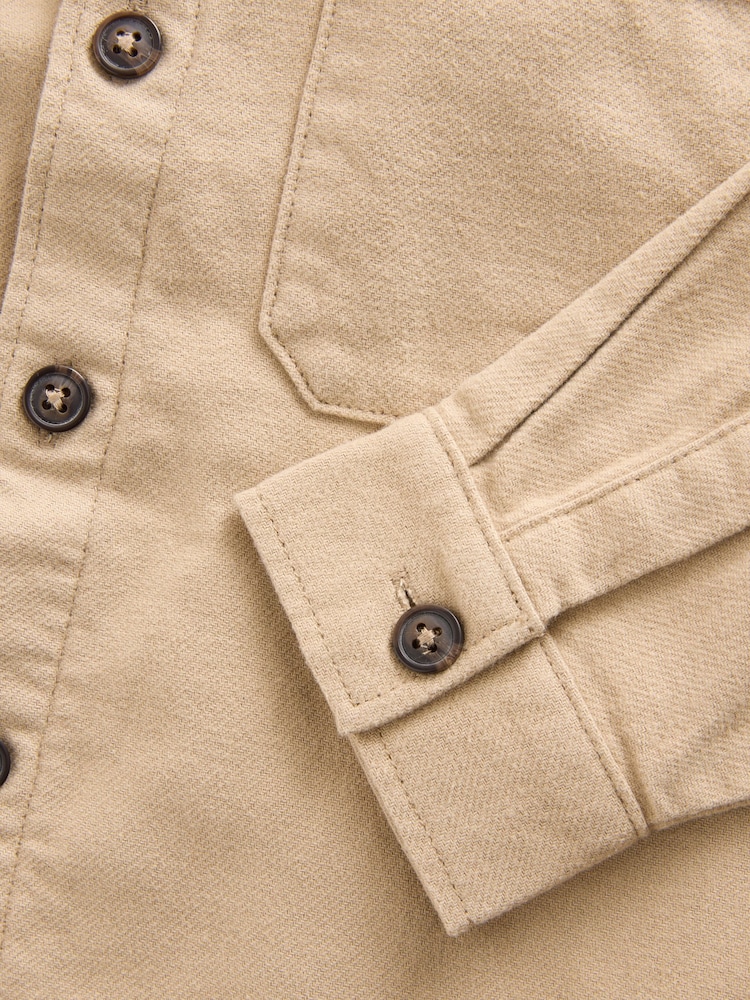 Stone - Brushed Overshirt (3-16yrs) - Bild 9 von 9
