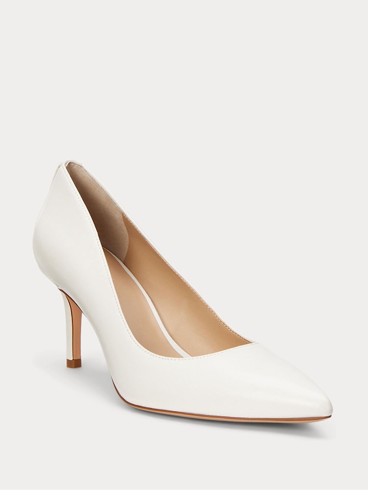 Lanette Leather Heel Court Shoe - Image 2 of 4