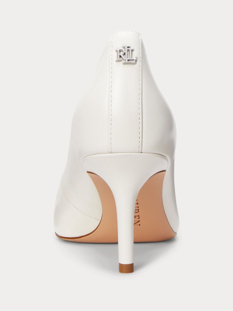 Lanette Leather Heel Court Shoe - Image 3 of 4