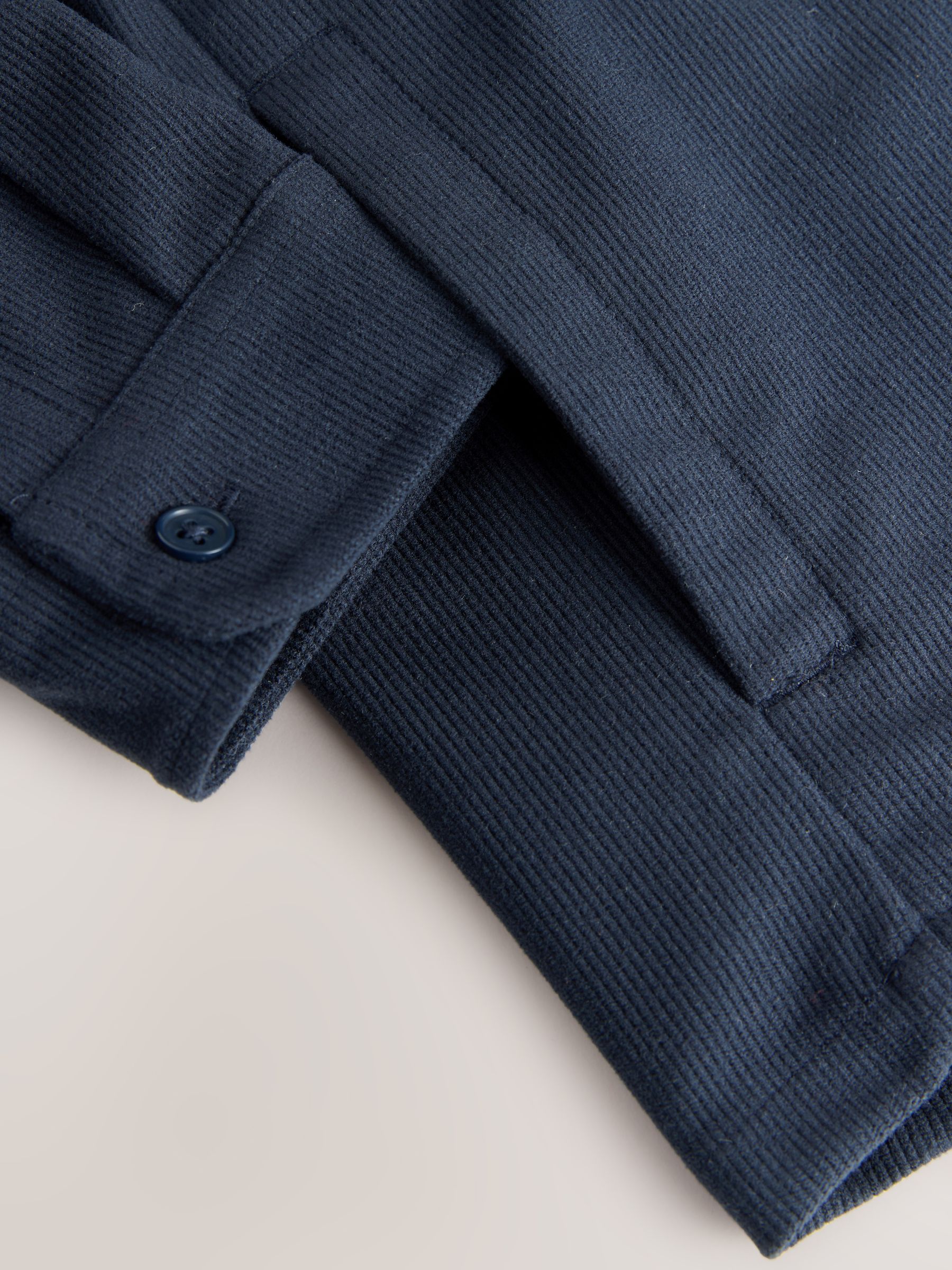 Buy Navy Corduroy Zip Overshirt (3-16yrs) from Next France