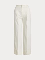 Lauren Ralph Lauren Zeeya Wide Leg Pleated Ankle Trousers - Image 5 of 5