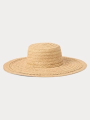 Lauren Ralph Lauren Natural Crochet Logo Sun Hat - Bild 2 von 2