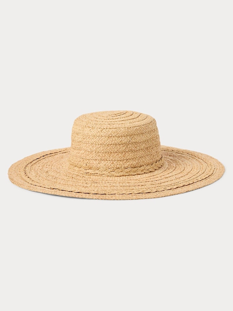 Lauren Ralph Lauren Natural Crochet Logo Sun Hat - Bild 2 von 2