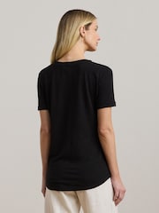 Lauren Ralph Lauren Drina Linen Blend T-Shirt - Image 2 of 6