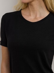 Lauren Ralph Lauren Drina Linen Blend T-Shirt - Image 4 of 6