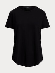 Lauren Ralph Lauren Drina Linen Blend T-Shirt - Image 6 of 6