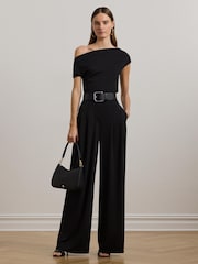 Lauren Ralph Lauren Chabrell Pleated Wide Leg Trousers - Image 5 of 6