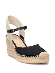 Lauren Ralph Lauren Robby Contrast Wedge Espadrille Sandals - Image 4 of 4