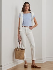 Lauren Ralph Lauren Grieta Graphic Logo T-Shirt - Image 3 of 6