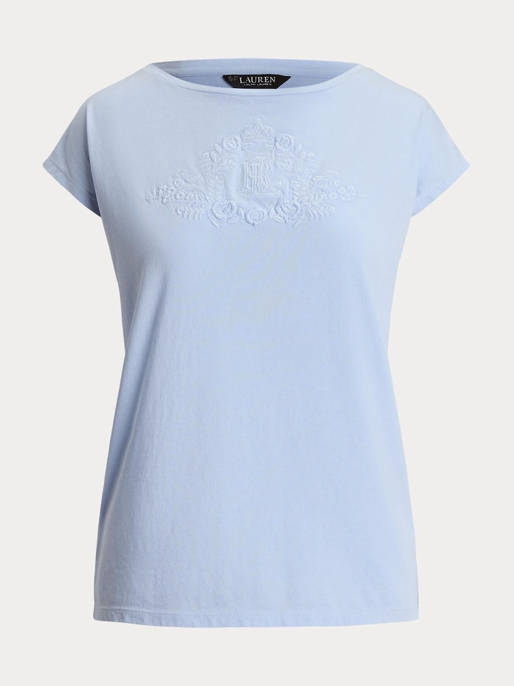 Lauren Ralph Lauren Grieta Graphic Logo T-Shirt - Image 6 of 6 Lauren Ralph Lauren Grieta Graphic Logo T-Shirt - Image 6 of 6