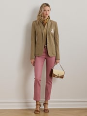 Lauren Ralph Lauren Anfisa Crest Logo Blazer Jacket - Image 2 of 9