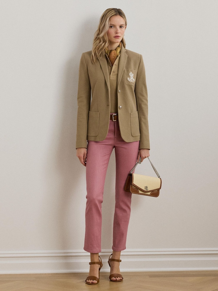 Lauren Ralph Lauren Anfisa Crest Logo Blazer Jacket - Image 2 of 9