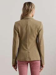 Lauren Ralph Lauren Anfisa Crest Logo Blazer Jacket - Image 3 of 9