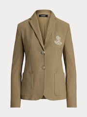 Lauren Ralph Lauren Anfisa Crest Logo Blazer Jacket - Image 9 of 9