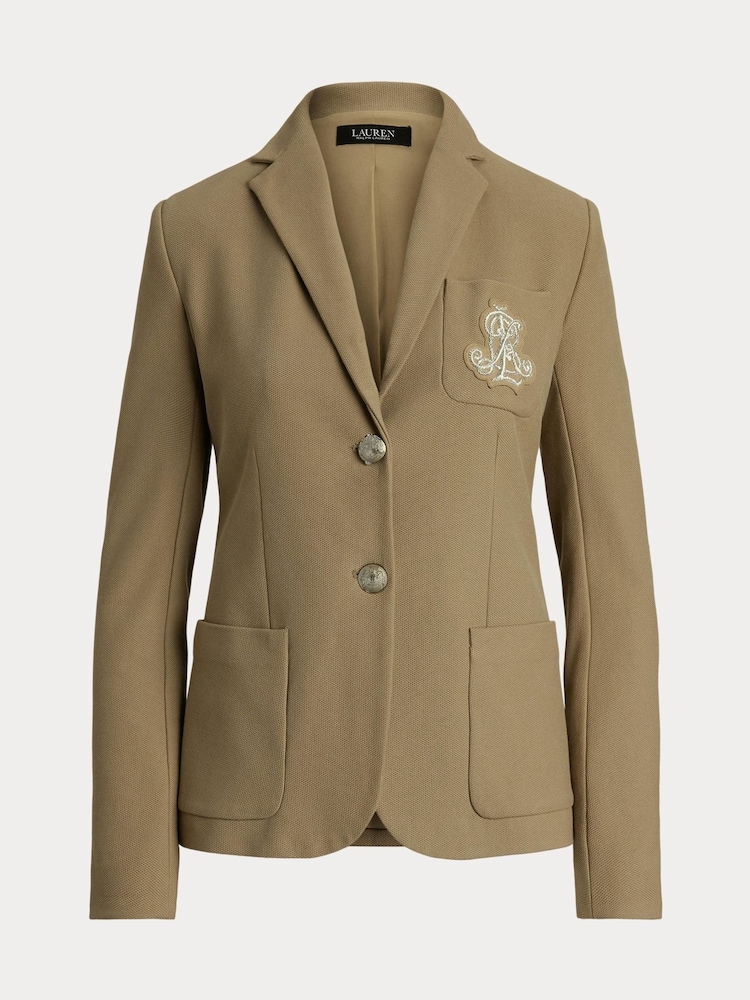 Lauren Ralph Lauren Anfisa Crest Logo Blazer Jacket - Image 9 of 9