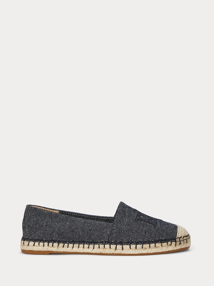 Hell naturfarben - Lauren Ralph Lauren Cameryn Cross-Dyed Canvas Espadrille Shoes - Bild 2 von 4