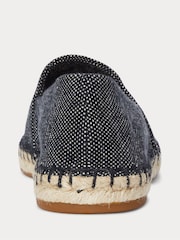 Hell naturfarben - Lauren Ralph Lauren Cameryn Cross-Dyed Canvas Espadrille Shoes - Bild 3 von 4