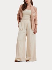 rožnata - Lauren Ralph Lauren Curve Anfisa Crest Logo blazer jakna; suknjič - Slika 6 iz 8