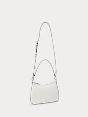 Lauren Ralph Lauren Danni Crosshatch Leather Shoulder Bag - Image 2 of 5