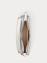 Lauren Ralph Lauren Danni Crosshatch Leather Shoulder Bag - Image 4 of 5