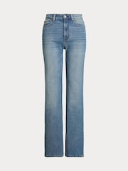 Lauren Ralph Lauren Blue High Rise Denim Jeans - Image 6 of 6