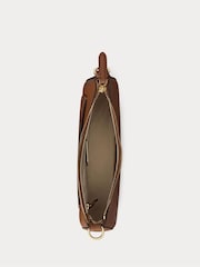 Lauren Ralph Lauren Danni Pebbled Leather Shoulder Bag - Bild 6 von 7