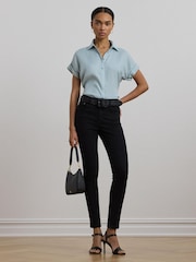 Lauren Ralph Lauren Broono Linen Short Sleeve Shirt - Image 3 of 5