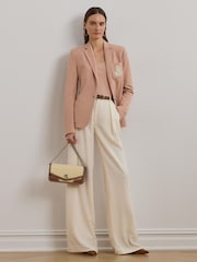 Lauren Ralph Lauren Anfisa Crest Logo Blazer Jacket - Image 2 of 8